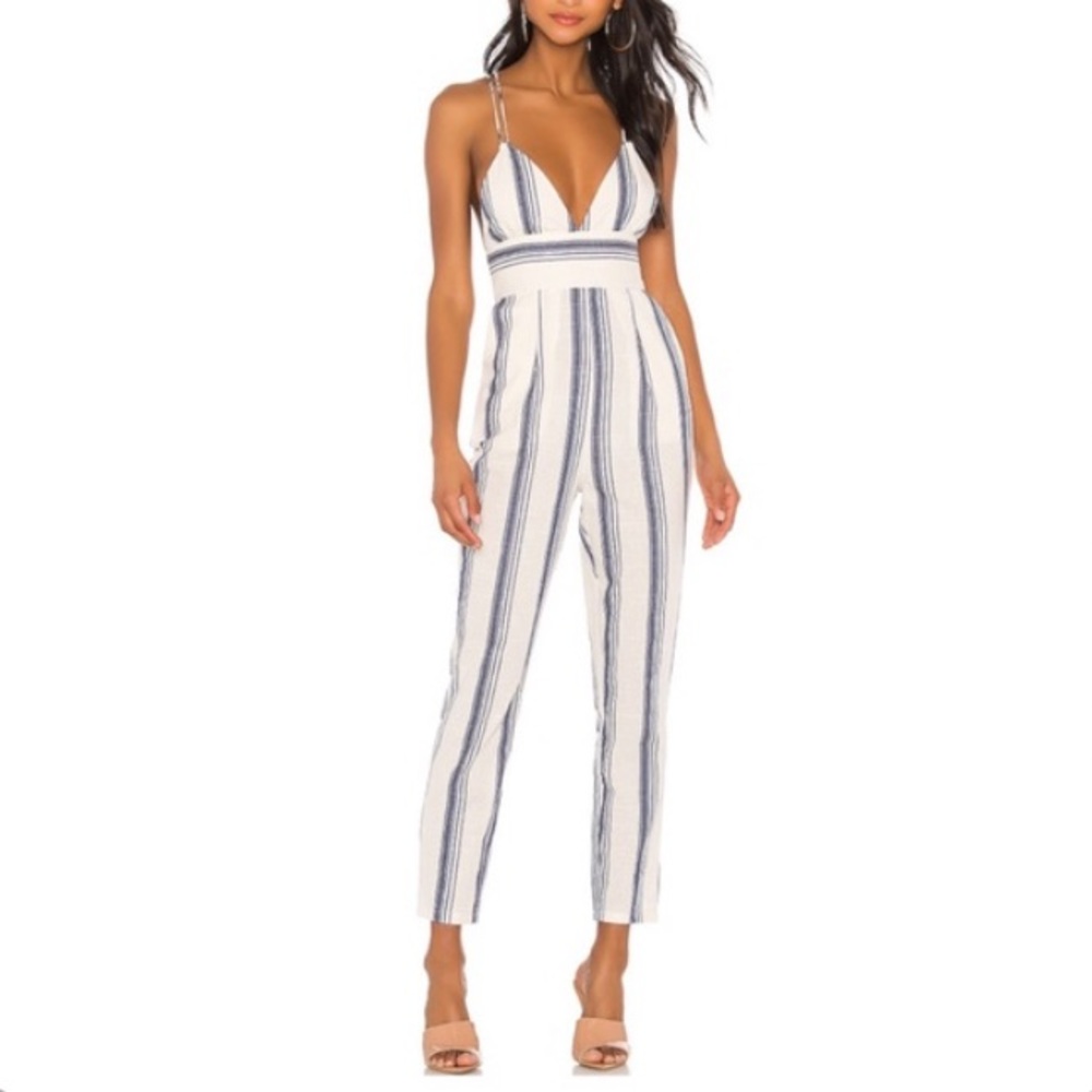 Superdown linen jumpsuit